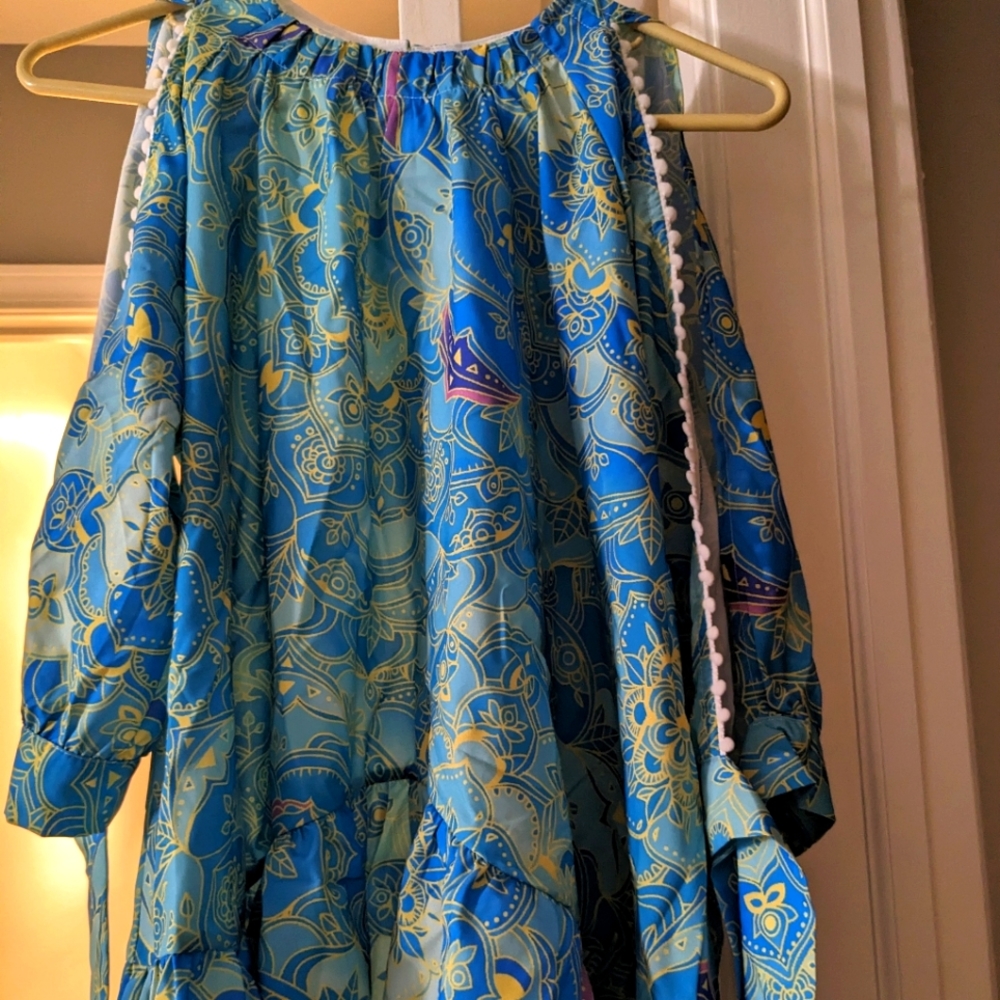 Turquoise blue/green women's blouse-Brand new!!